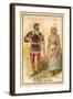 Vasco Da Gama and Selika, from Giacomo Meyerbeer's Opera L'Africaine-null-Framed Giclee Print