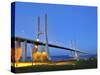 Vasco Da Gama Bridge and the Tagus River, Lisbon, Portugal-Mauricio Abreu-Stretched Canvas