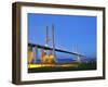 Vasco Da Gama Bridge and the Tagus River, Lisbon, Portugal-Mauricio Abreu-Framed Photographic Print