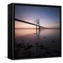Vasco Da Gama Bridge over Rio Tejo (Tagus River) at Dawn, Lisbon, Portugal-Ben Pipe-Framed Stretched Canvas