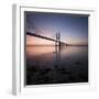 Vasco Da Gama Bridge over Rio Tejo (Tagus River) at Dawn, Lisbon, Portugal-Ben Pipe-Framed Photographic Print