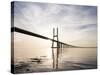 Vasco Da Gama Bridge over Rio Tejo (Tagus River) at Dawn, Lisbon, Portugal-Ben Pipe-Stretched Canvas