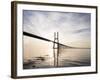 Vasco Da Gama Bridge over Rio Tejo (Tagus River) at Dawn, Lisbon, Portugal-Ben Pipe-Framed Photographic Print