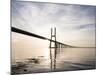 Vasco Da Gama Bridge over Rio Tejo (Tagus River) at Dawn, Lisbon, Portugal-Ben Pipe-Mounted Photographic Print