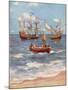 Vasco Da Gama Landing Near Calicut-null-Mounted Giclee Print