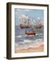 Vasco Da Gama Landing Near Calicut-null-Framed Giclee Print