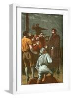 Vasco Da Gama Refuses to Turn Back Again-English School-Framed Giclee Print