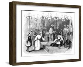 Vasco Da Gama's Introduction to the Zamorin, India, 1498-Robinson-Framed Giclee Print