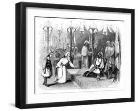 Vasco Da Gama's Introduction to the Zamorin, India, 1498-Robinson-Framed Giclee Print