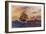 Vasco Da Gama's Ships off the Coast of Africa on Their Way to the Indies-O. Rosenvinge-Framed Art Print