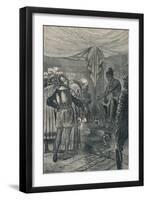 Vasco Da Gama Visits the King, 1904-null-Framed Giclee Print