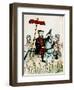 Vasco de Gama Riding Representing the Portuguese Coming to India, Biblioteca Casanatense, Rome-null-Framed Giclee Print