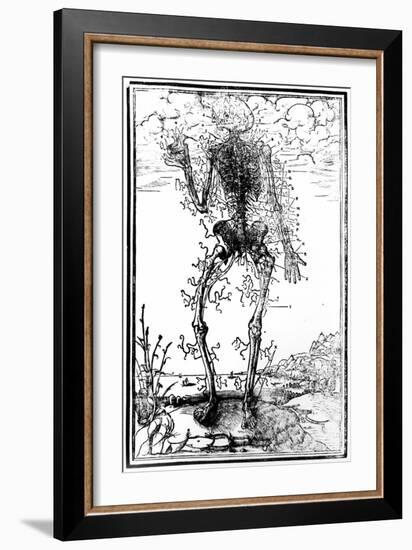 Vascular System of the Body-Andreas Vesalius-Framed Giclee Print