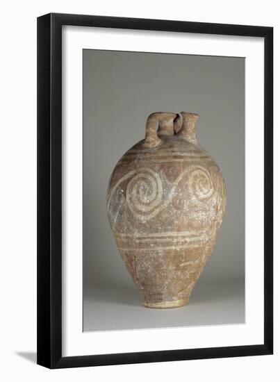 Vase à étrier minoen à décor de volutes-null-Framed Giclee Print