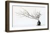 Vase And Branch-null-Framed Giclee Print