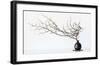 Vase And Branch-null-Framed Giclee Print