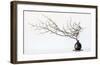 Vase And Branch-null-Framed Giclee Print