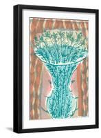 Vase and Faces-Mary Kuper-Framed Giclee Print