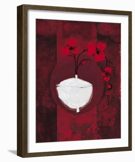 Vase and Flowers-Anna Buschulte-Framed Art Print