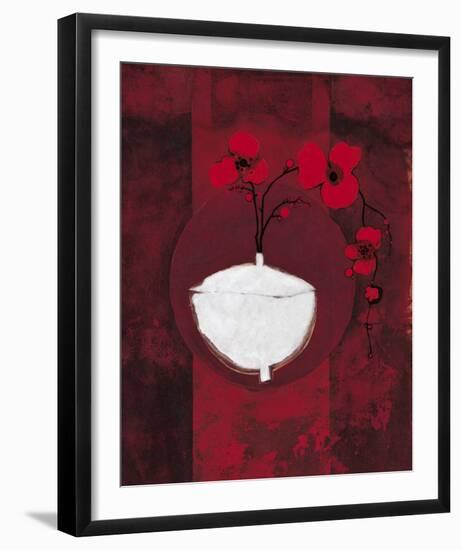 Vase and Flowers-Anna Buschulte-Framed Art Print