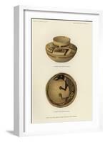 Vase and Food Bowl from Four-Mile Ruin, Arizona-null-Framed Giclee Print