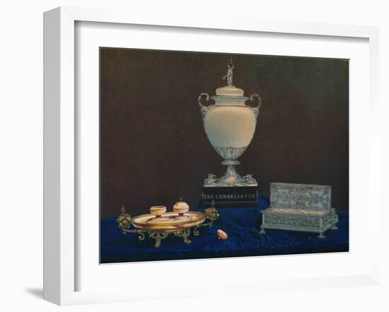 'Vase and Inkstands', 1863-Robert Dudley-Framed Giclee Print