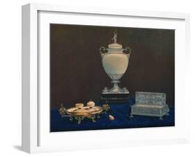 'Vase and Inkstands', 1863-Robert Dudley-Framed Giclee Print