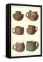 Vase and Mugs from Awatobi-null-Framed Stretched Canvas