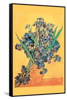 Vase Avec Irises-Vincent van Gogh-Framed Stretched Canvas