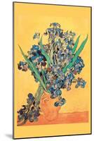 Vase Avec Irises-Vincent van Gogh-Mounted Art Print