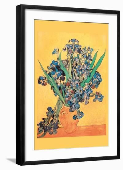 Vase Avec Irises-Vincent van Gogh-Framed Art Print