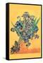 Vase Avec Irises-Vincent van Gogh-Framed Stretched Canvas