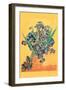 Vase Avec Irises-Vincent van Gogh-Framed Premium Giclee Print