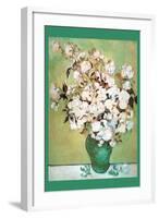 Vase Avec Roses-Vincent van Gogh-Framed Art Print