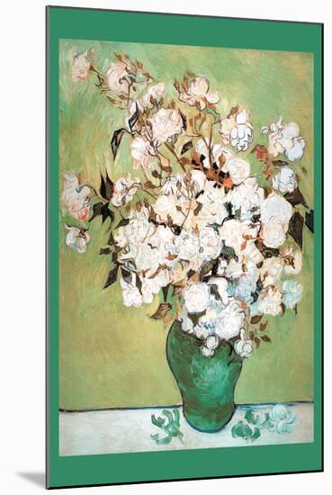 Vase Avec Roses-Vincent van Gogh-Mounted Art Print