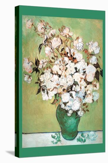 Vase Avec Roses-Vincent van Gogh-Stretched Canvas