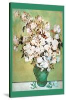 Vase Avec Roses-Vincent van Gogh-Stretched Canvas