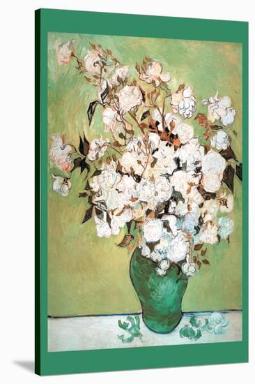 Vase Avec Roses-Vincent van Gogh-Stretched Canvas