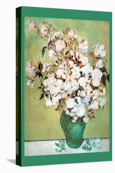 Vase Avec Roses-Vincent van Gogh-Stretched Canvas