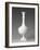 Vase blanc forme bouteille tord-null-Framed Giclee Print