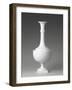 Vase blanc forme bouteille tord-null-Framed Giclee Print