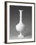 Vase blanc forme bouteille tord-null-Framed Giclee Print
