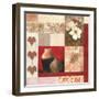 Vase Collage II-TC Chiu-Framed Art Print