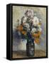 Vase De Dahlias-Maximilien Luce-Framed Stretched Canvas