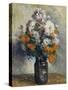 Vase De Dahlias-Maximilien Luce-Stretched Canvas