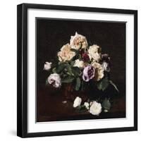 Vase de Fleurs, 1876-Henri Fantin-Latour-Framed Giclee Print