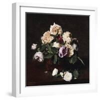 Vase de Fleurs, 1876-Henri Fantin-Latour-Framed Giclee Print