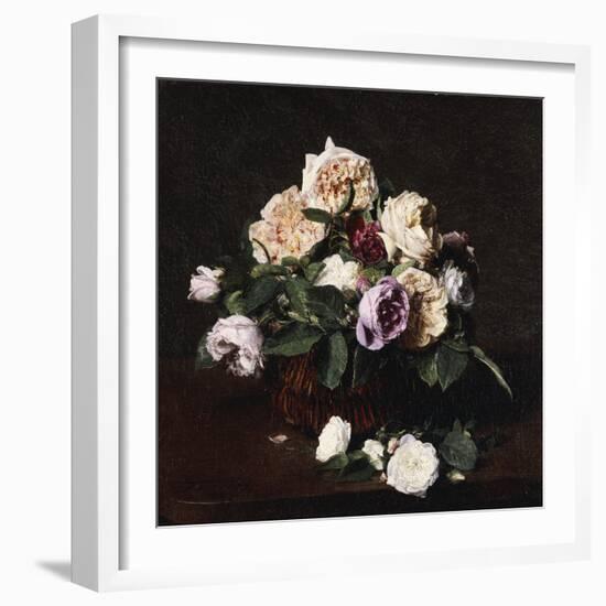 Vase de Fleurs, 1876-Henri Fantin-Latour-Framed Giclee Print