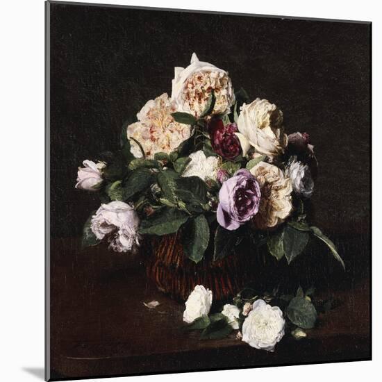 Vase de Fleurs, 1876-Henri Fantin-Latour-Mounted Giclee Print