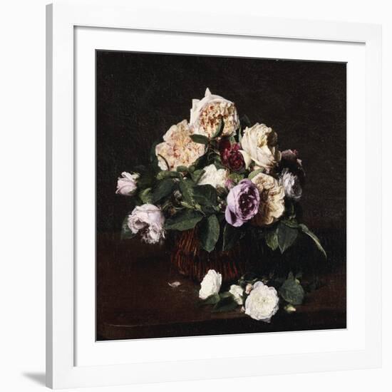 Vase de Fleurs, 1876-Henri Fantin-Latour-Framed Giclee Print